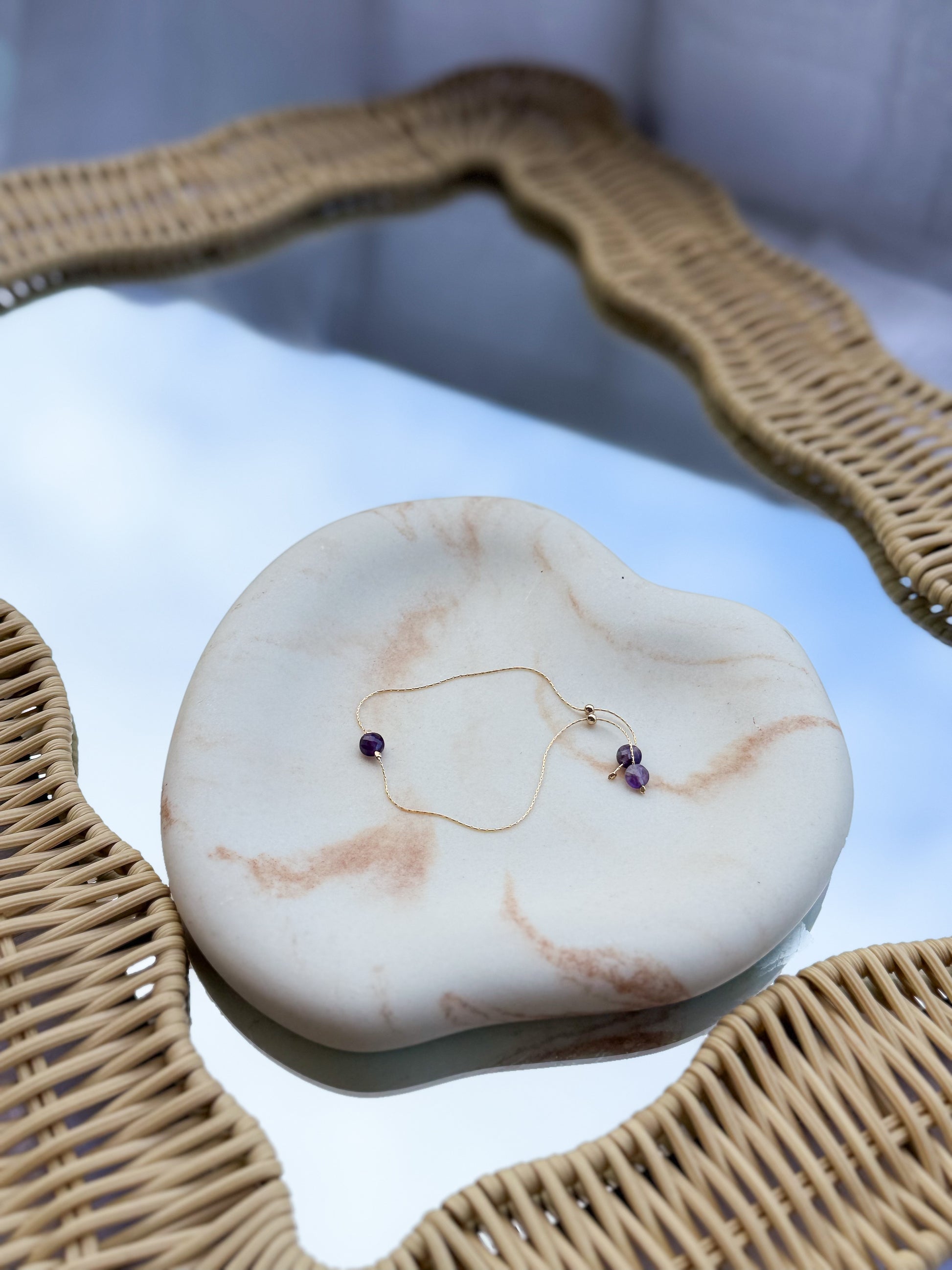 Fil d’Or  Amethyst Necklace